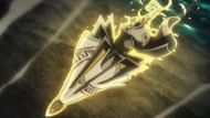 Enjin uses an umbrella as a weapon in anime (Image via Bones)